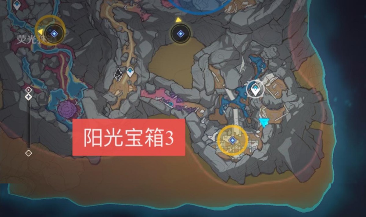 原神：层岩巨渊的3个“阳光宝箱”，很多玩家忽略了破损的墙壁