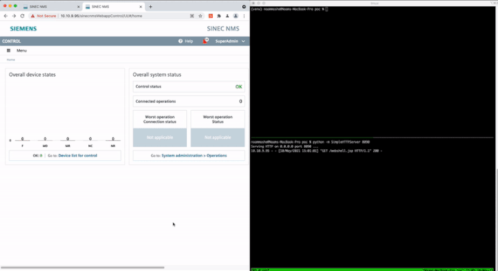 西门子工业网络管理系统发现十余处漏洞