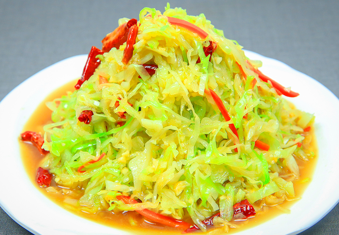 炝拌包菜丝