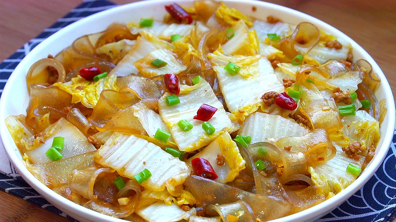 圖片[5]-【白菜五花肉燉寬粉】做法步驟圖 營養好吃超下飯-起舞食譜網