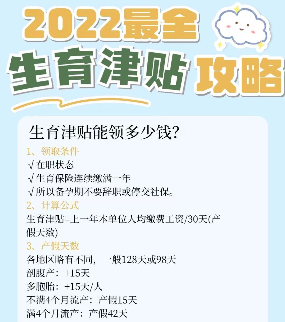 宝妈必看！从怀孕到生娃都能领到啥补贴？准妈妈一定要知道