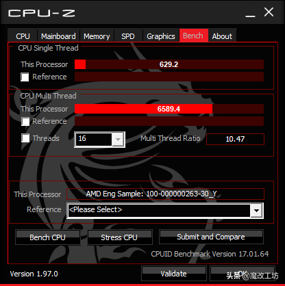 免费显卡跑分18万！1300元AMD锐龙PRO8核16线处理器鲁大师破70W
