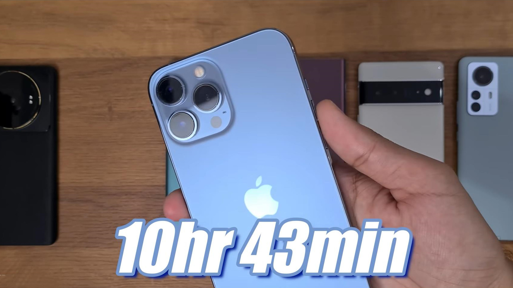 一加10Pro第三小米12SUltra第二，6部手机续航测试，苹果笑到最后