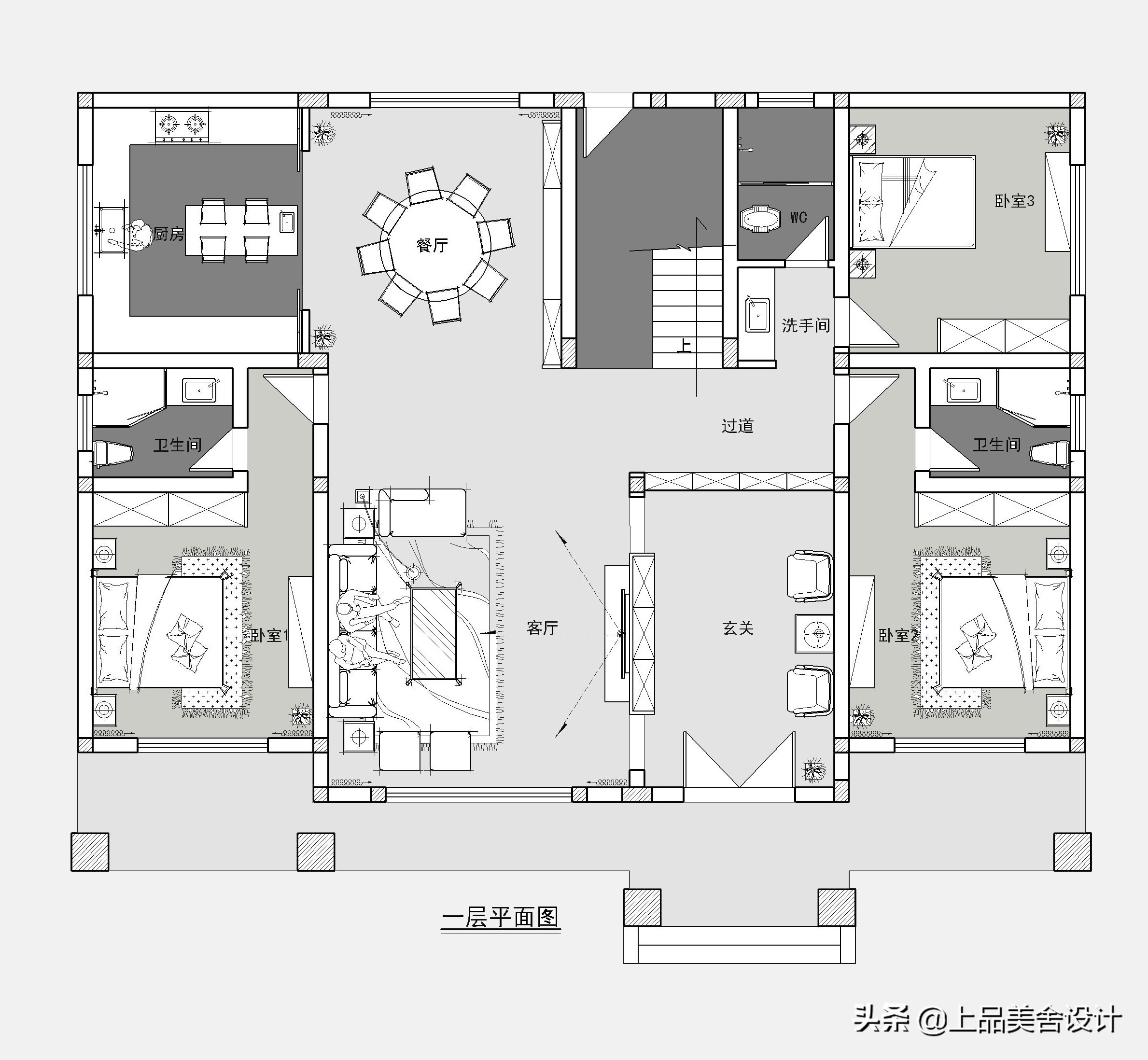 湖南老乡建400㎡中式别墅，不交停车费物业费，效果出来还霸气
