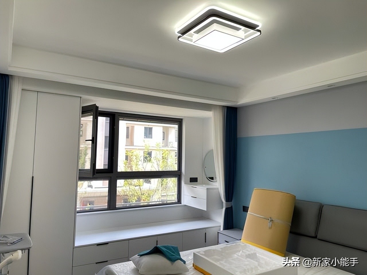 终于乔迁入住新房，装修简单不豪华，不做电视墙，一家人都满意