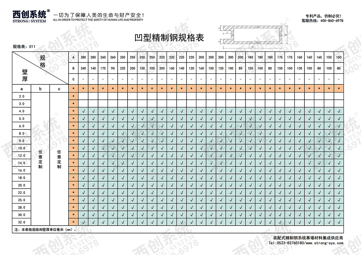 精制鋼(精致鋼)型材有哪些規(guī)格？- 西創(chuàng)系統(tǒng)(圖15)