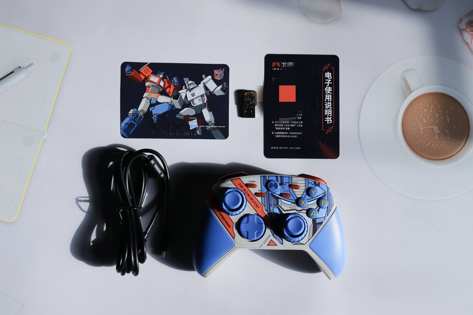 北通阿修罗3游戏手柄变形金刚限定版，颜值担当，性能怪兽