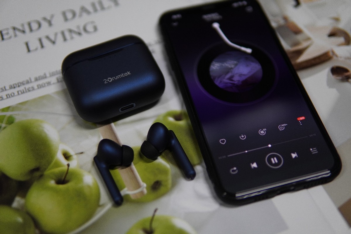 国潮耳机新高度，双飞燕2drumtek二皮真无线降噪蓝牙耳机