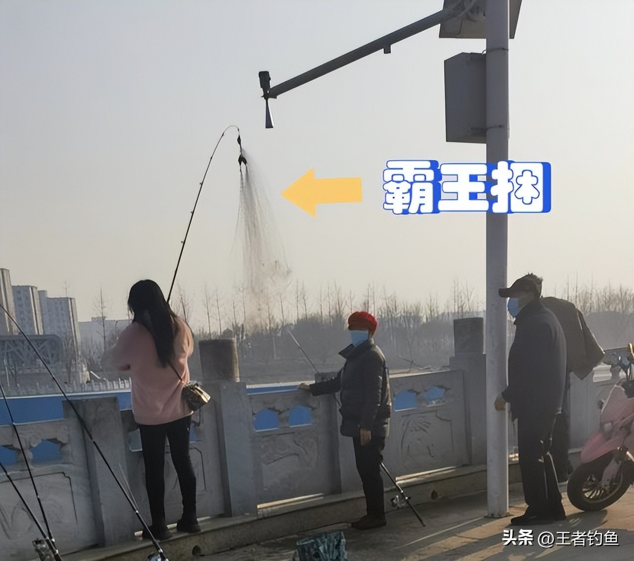 郑州贾鲁河：一女子2小时钓到上百条鱼，渔获秒杀附近钓鱼人