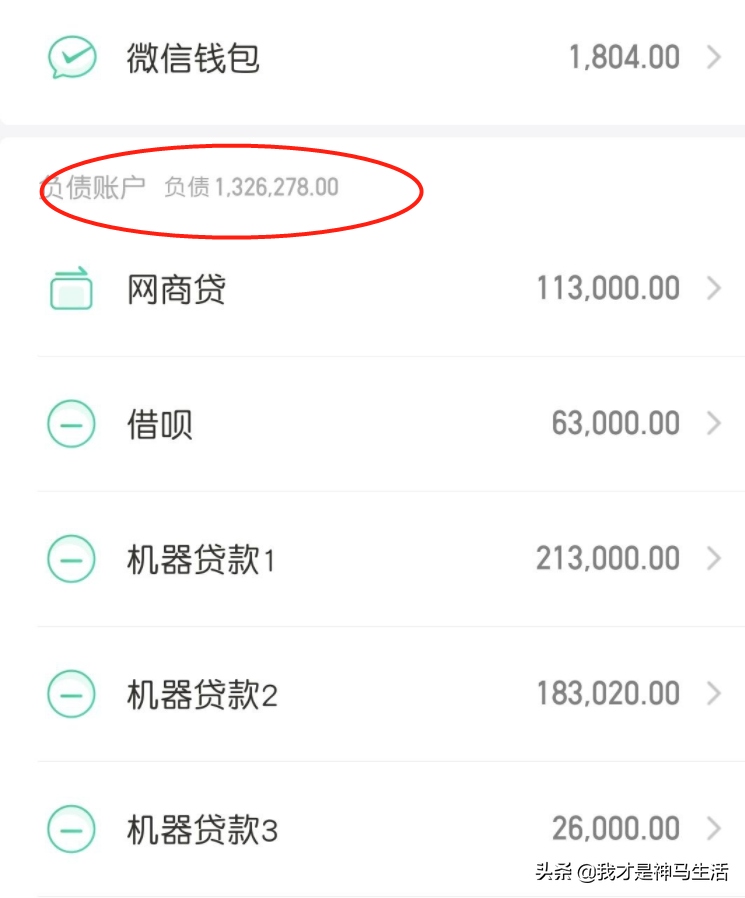 你的负债有多少？看看这位94年的小伙子