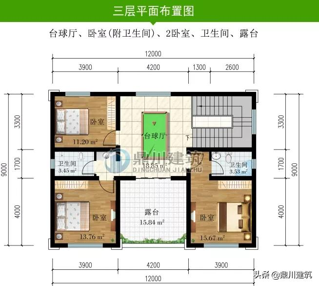 6套三层欧式别墅，对称设计经典大气，布局才是最有看点的