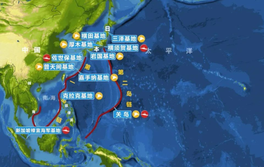 和第二岛链因为菲律宾的地理位置非常重要,它不仅是我国的海上邻国