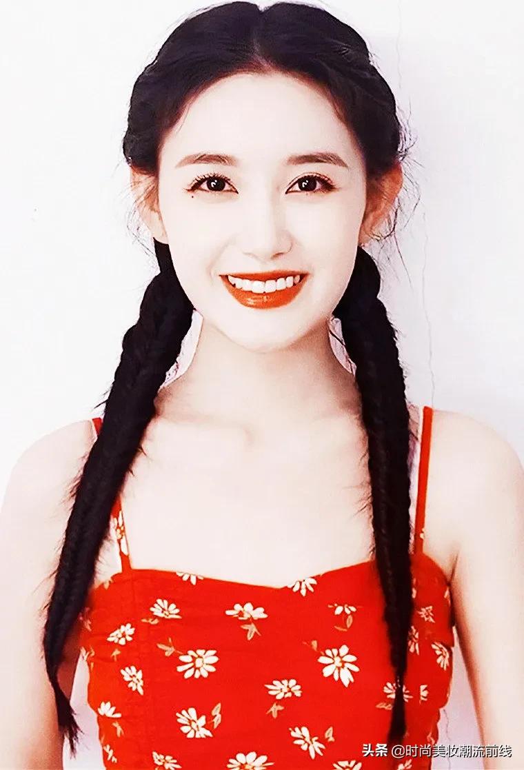 蒋依依，红果妹宝儿，麻花辫姑娘，好美