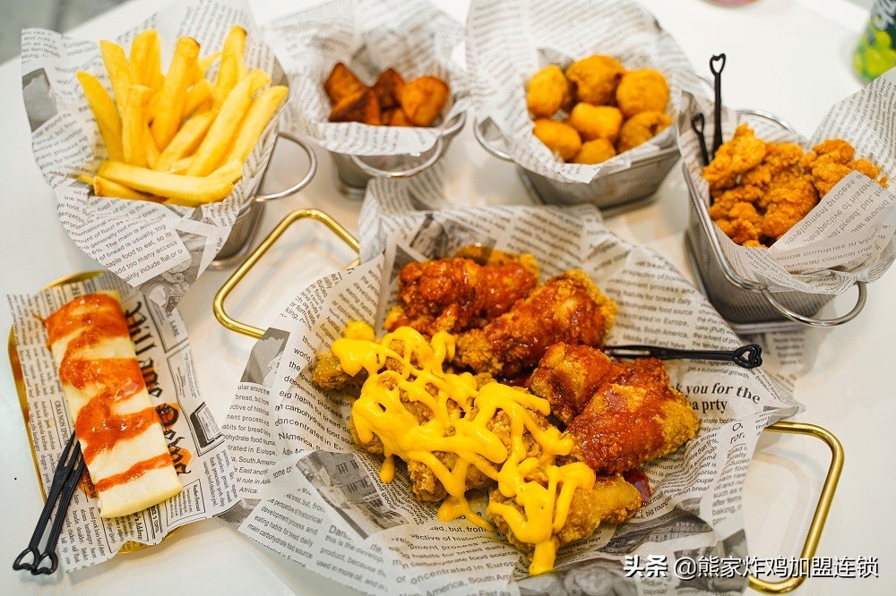 学校门口卖什么小吃好，当然是炸鸡啦