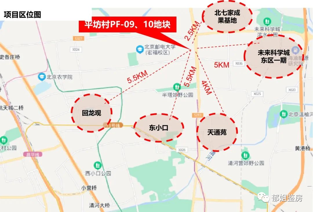 郁姐鉴房｜昌平拟供地块实探：未来科学城五朵金花，有哪些亮点？