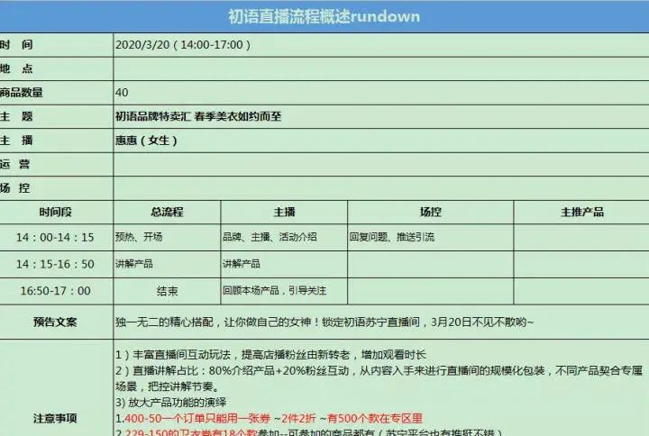 直播脚本设计详细流程