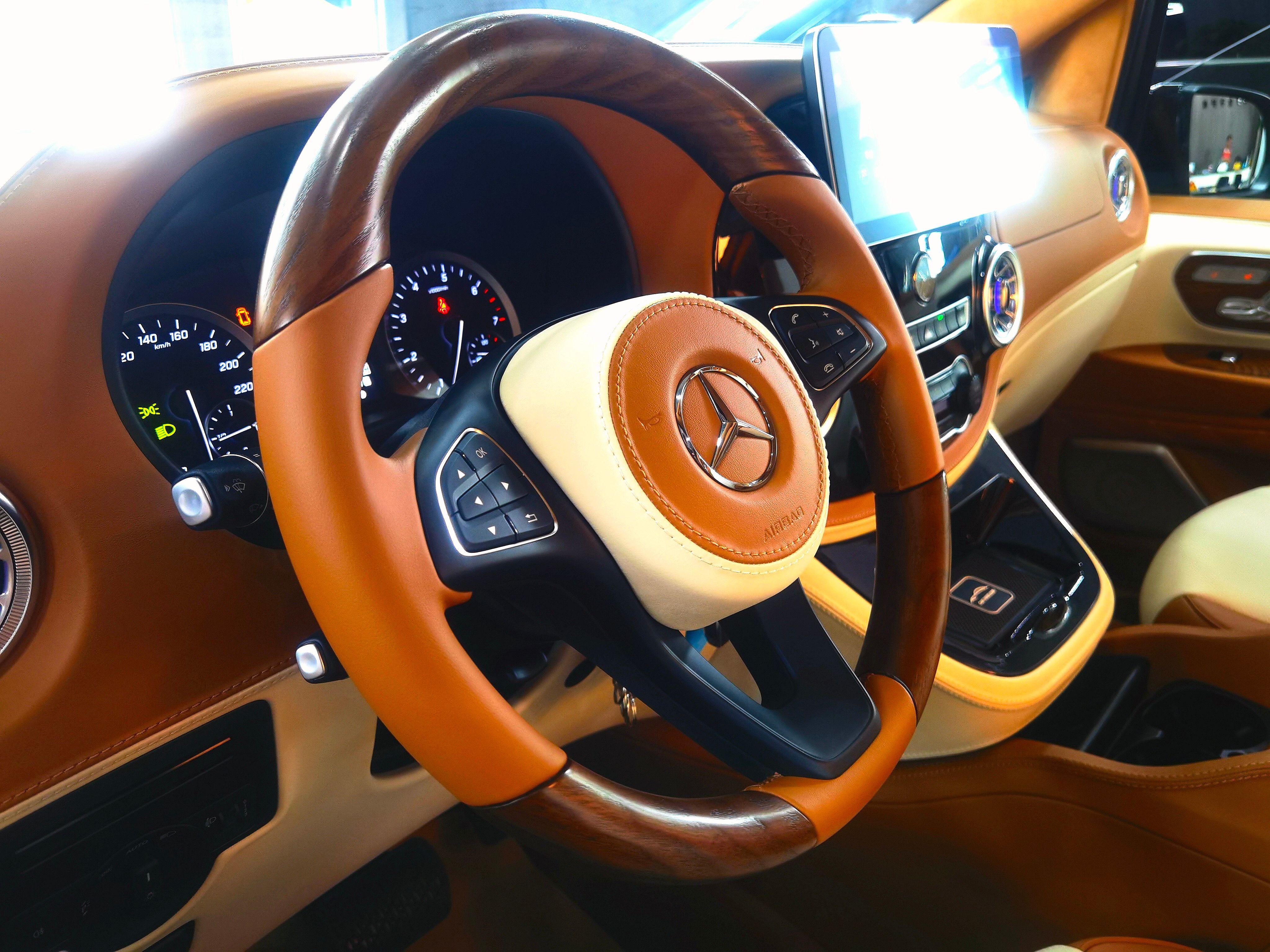 奔驰威霆高顶款“锦绣河山”整车新鲜出炉