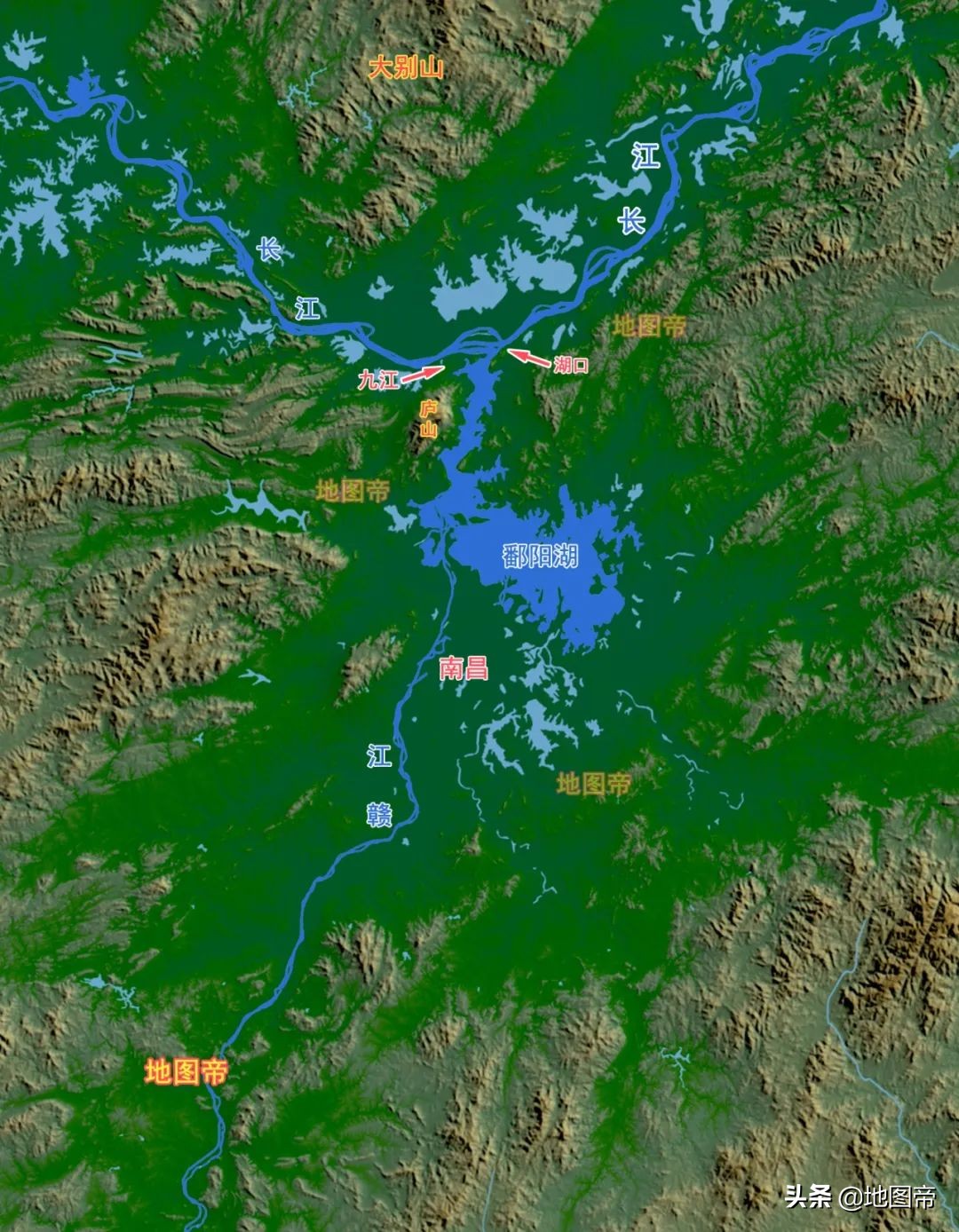 翻阳湖水域变化有多大？