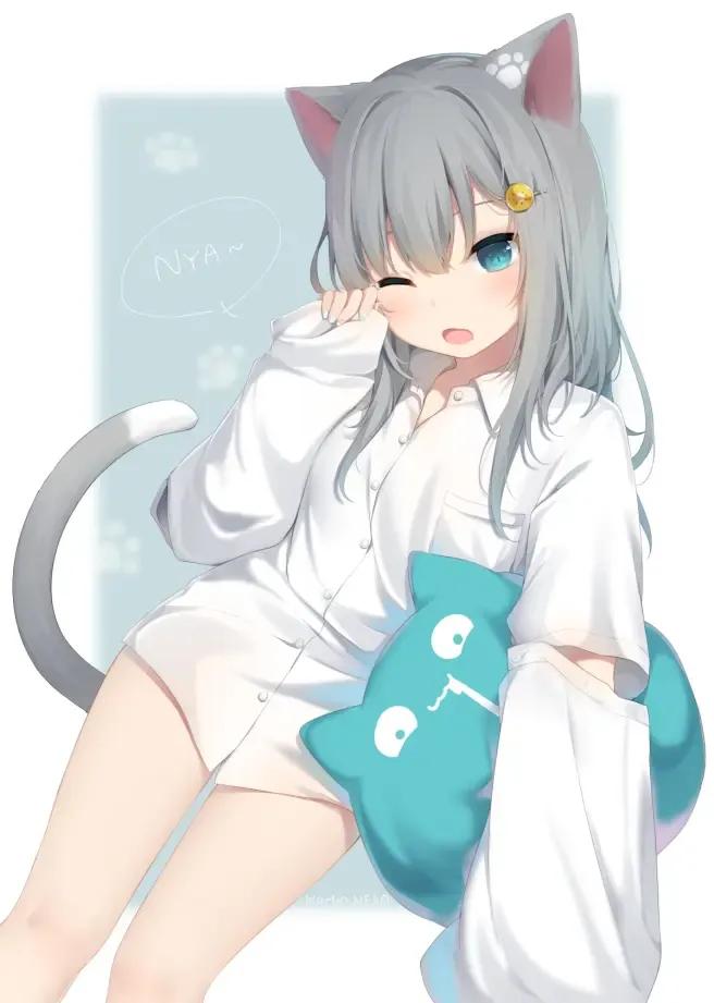 动漫美少女猫娘《猫羽雫》