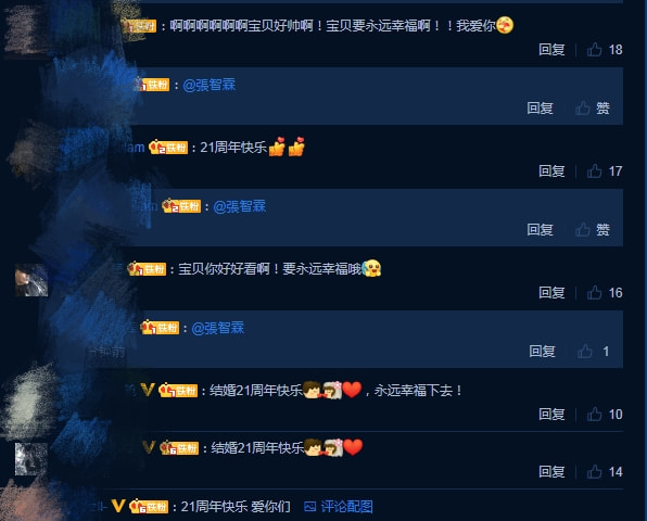 甜齁！张智霖袁咏仪庆祝结婚21周年，老夫老妻亲密依偎宛如热恋