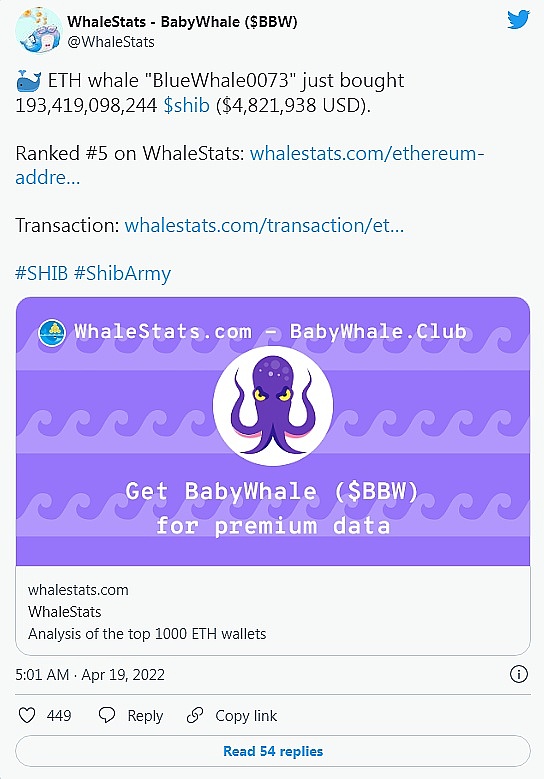 解读以太坊巨鲸购买 SHIB 背后的真正意义