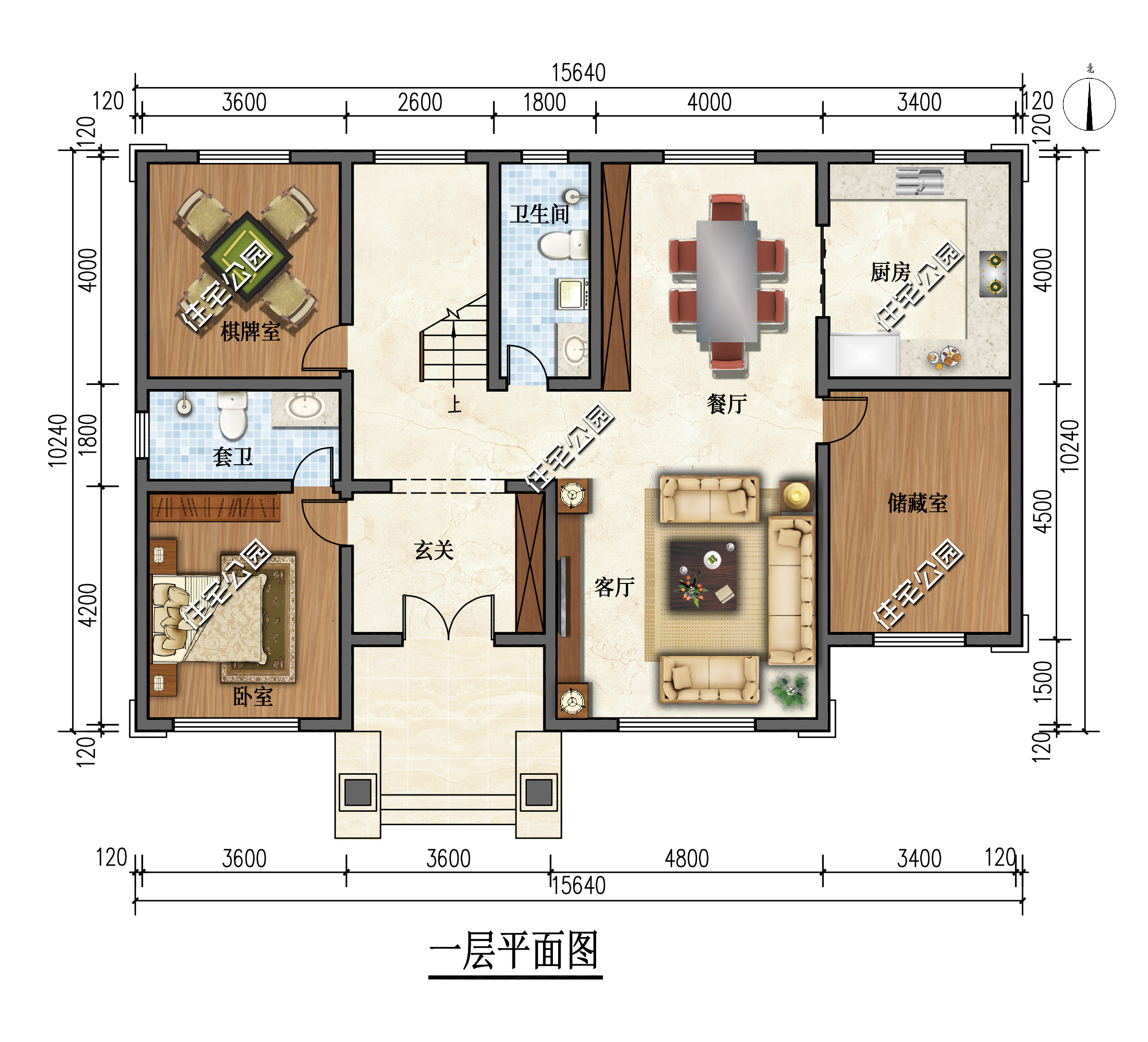 15×11米二层新中式别墅，布局从简，追求实用