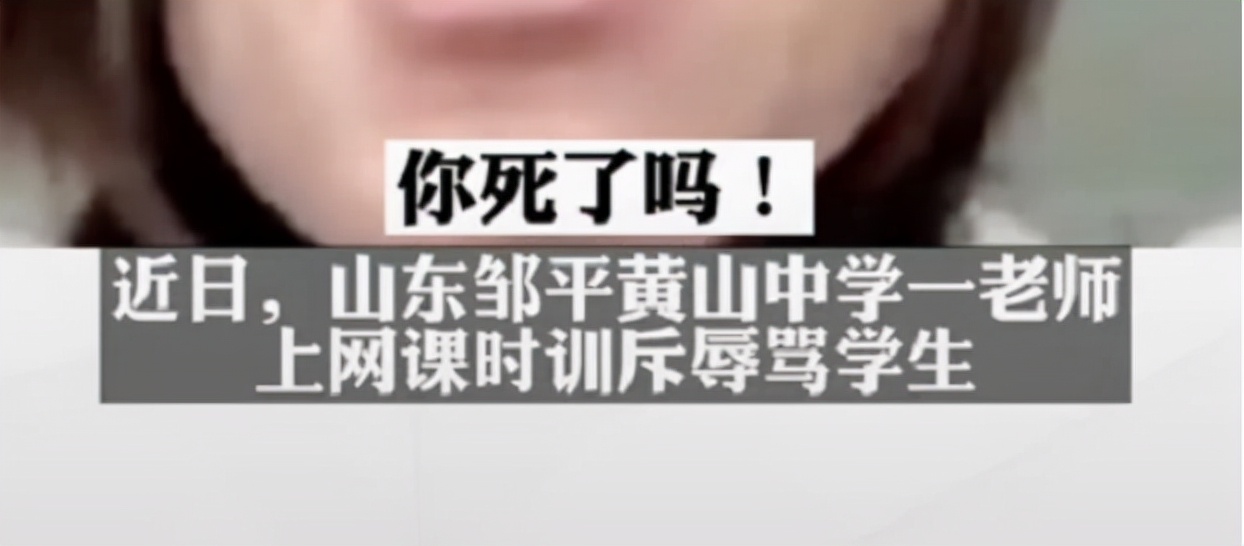 女老师上网课斥责学生，遭学校警告处分，有学生替老师叫屈