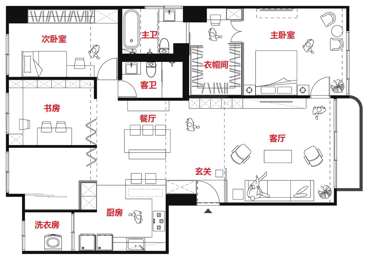 看完她家的138㎡工业风装修后，原来粗犷与细致还能这么搭，爱了