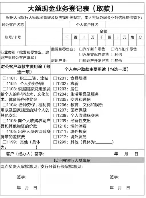 3月起，个人现金存取新政策实施，超5万元要登记，有啥影响？