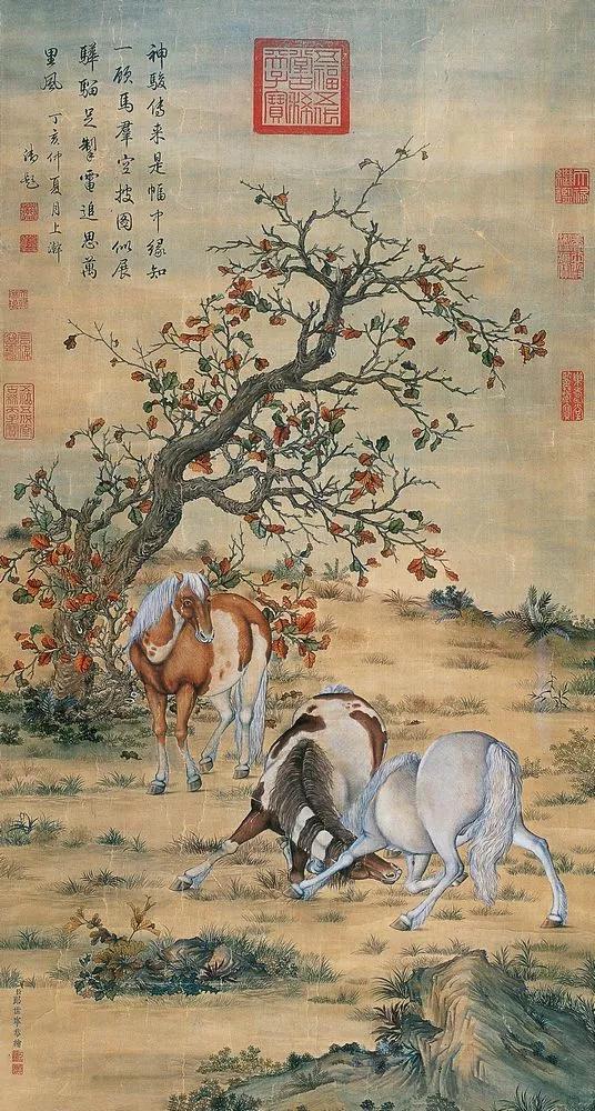 清代宫廷画家郎世宁的（清代宫廷画家郎世宁的什么图描绘了姿态各异之骏马白皮）-第60张图片-悠嘻资讯网