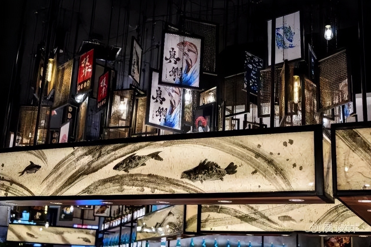 网红日式料理寿司店设计案例，东莞板井寿司，by创展空间设计