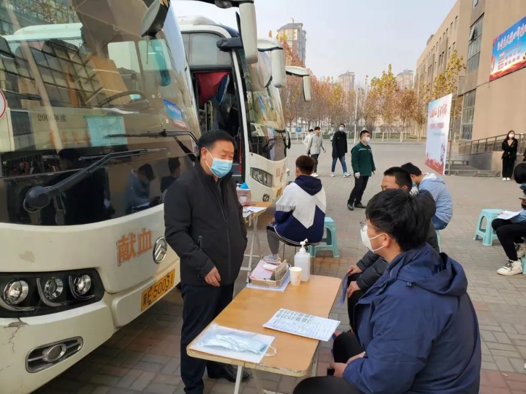 河北机电职业技术学院开展“燃动青春 助力冬奥”无偿献血活动