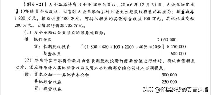 CPA《会计》教材例题（6-10章）