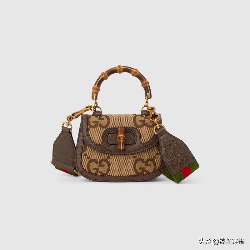 Gucci经典GG Logo变大了！跃上竹节包、托特袋、后背包和长短皮夹