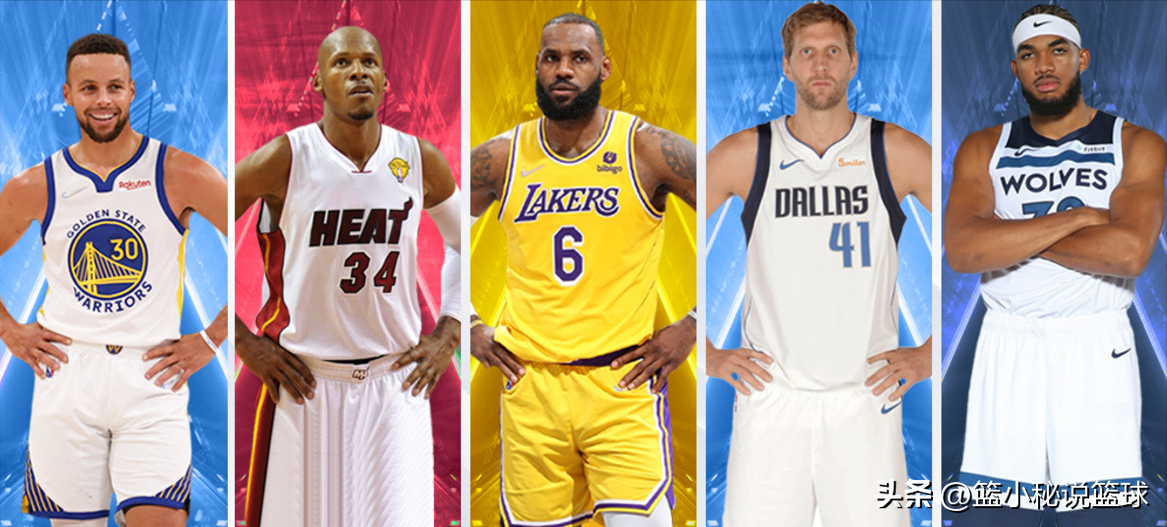 nba射手座的球星有哪些（NBA歷史上每個位置最好的射手：庫里領跑，詹姆斯原來是一名射手）