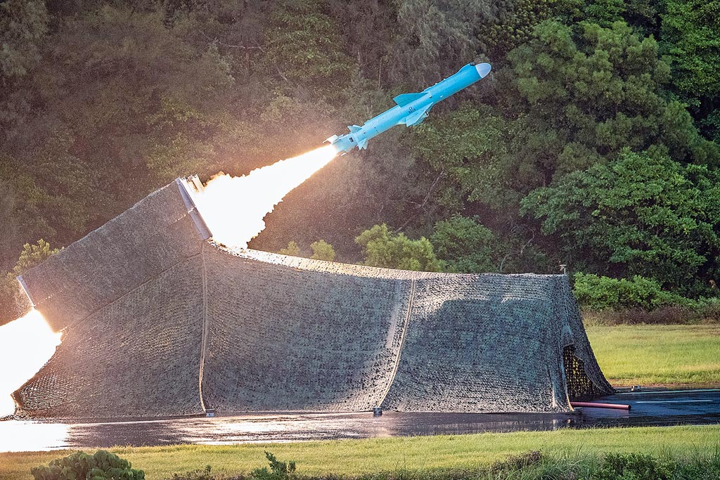 台軍自產雄升導彈將量產，號稱射程超過1000公里