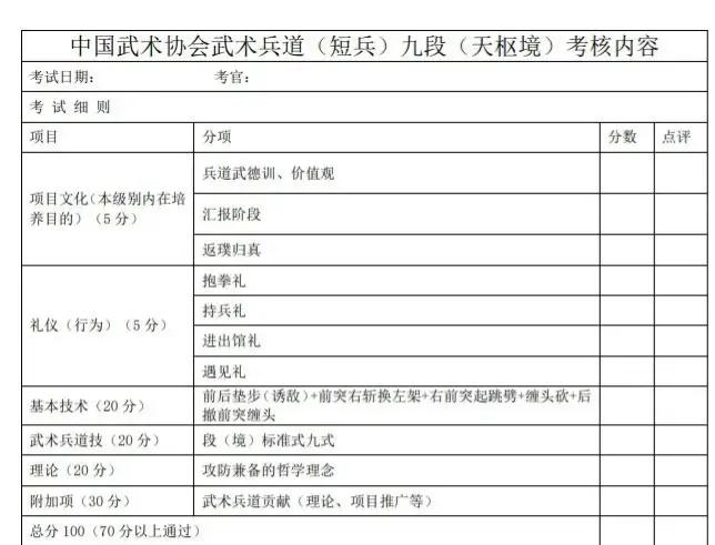 武术段位怎么考(武术兵道等级划分：天枢九段不如劈砖三块)