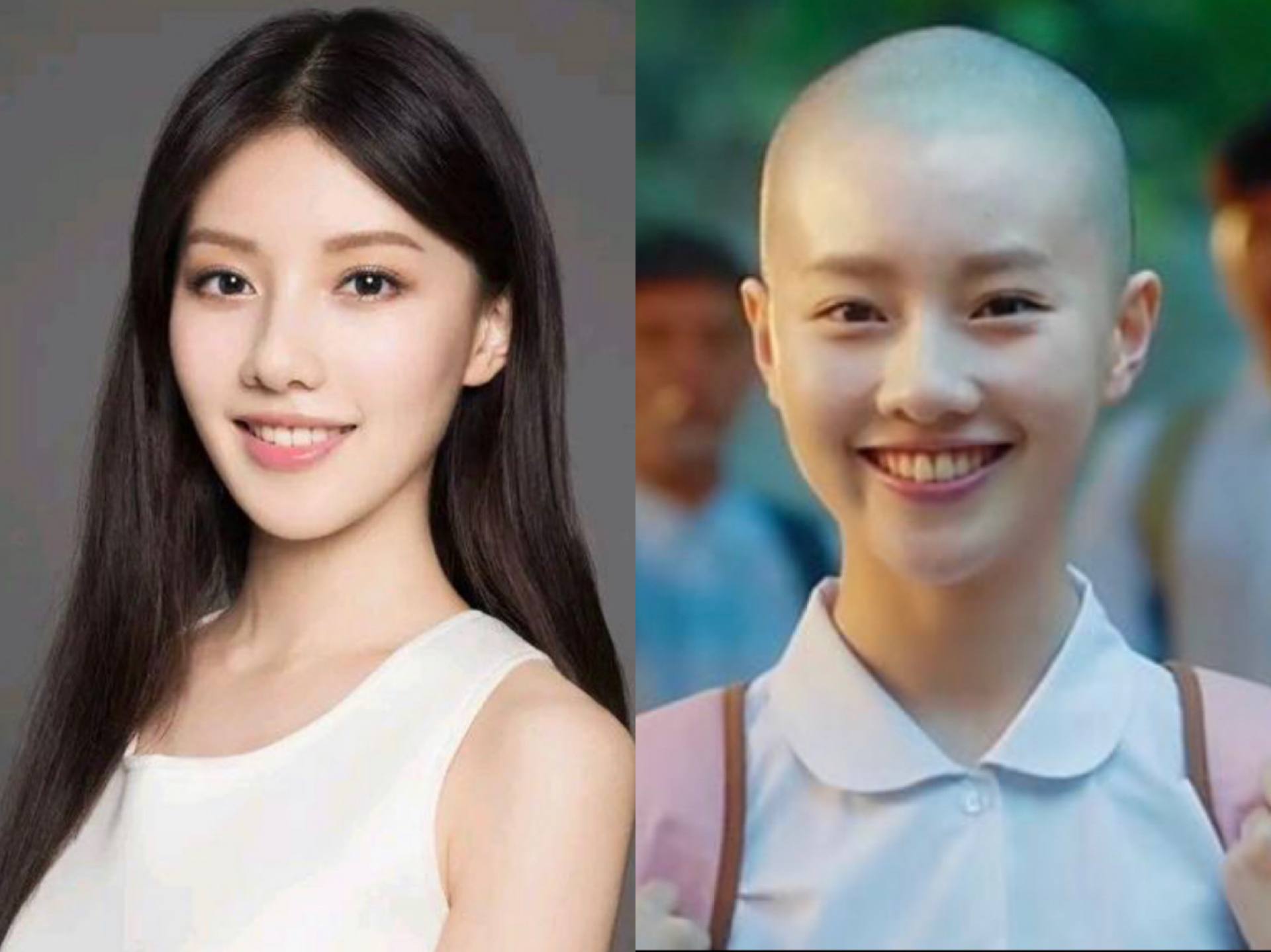 青灰色头发图片女生版(同样是光头造型) - 赤虎壹号