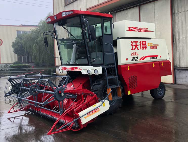 9公斤小麦收割机两大"黑马",东方红vs沃得皓龙,参数见分晓