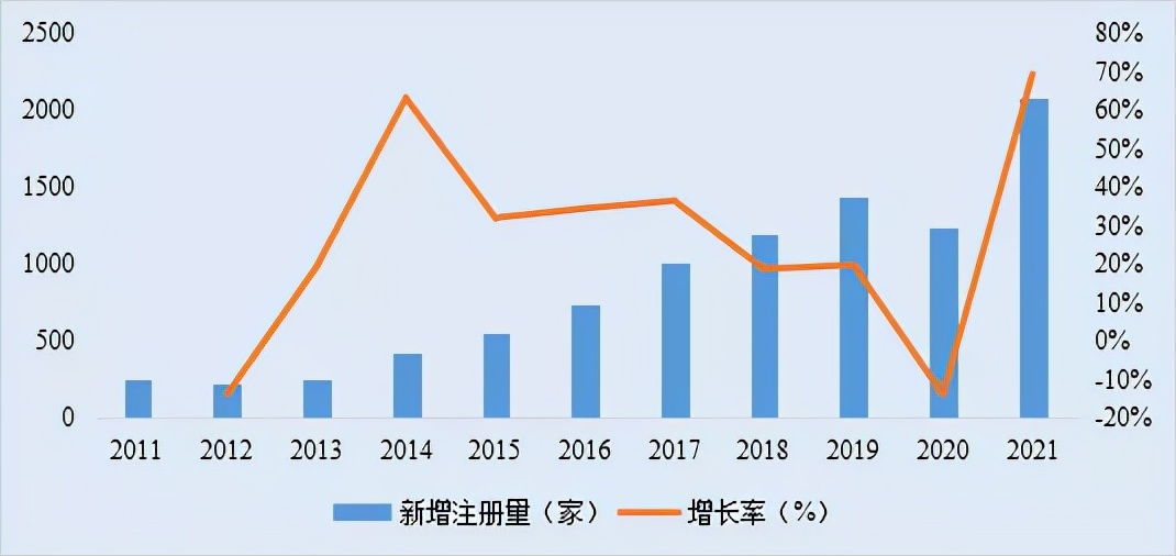 2021盘点：新企业飙升70%！拐点来临，还是泡沫前兆？