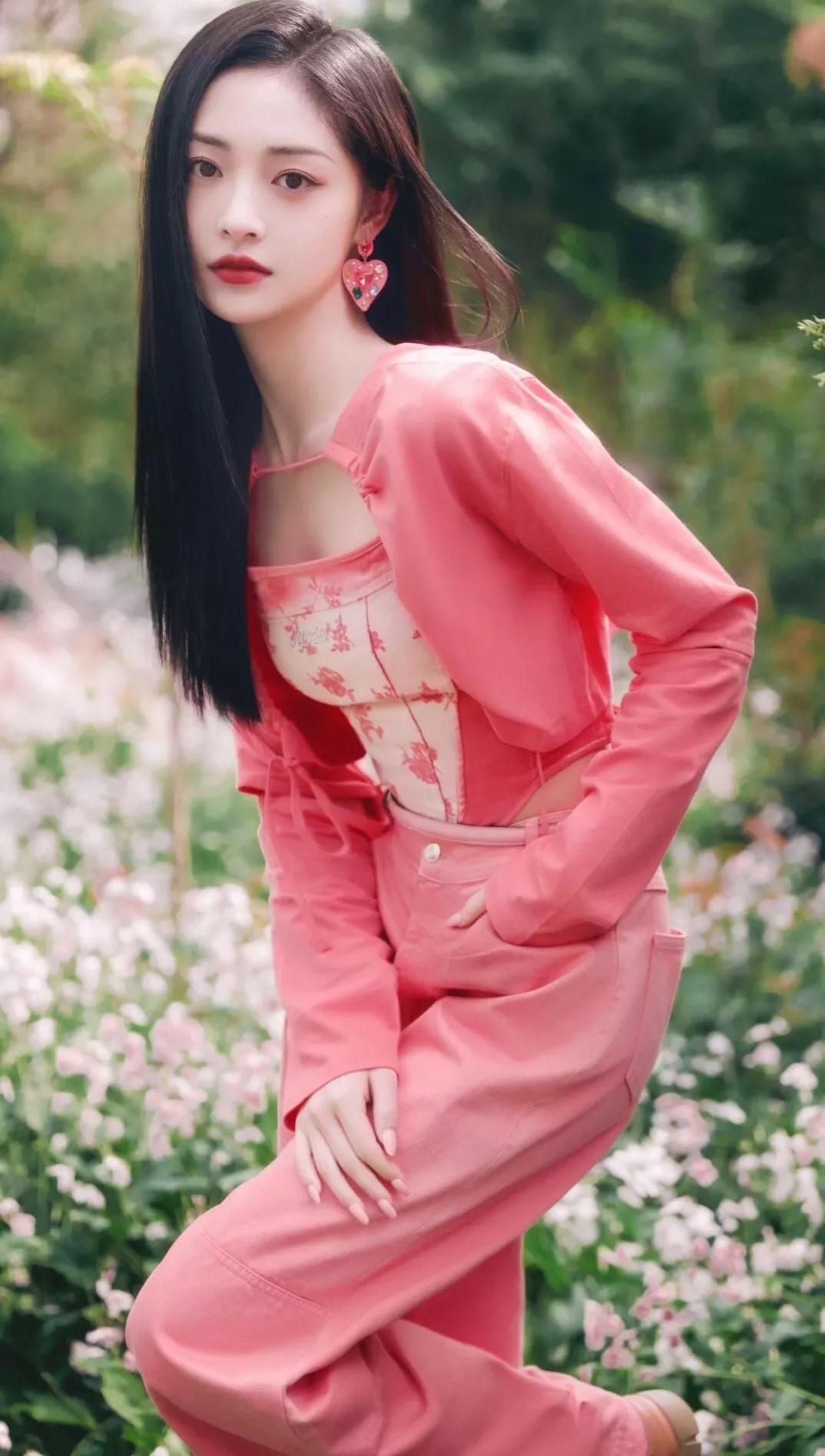 手机桌面，明星周洁琼
