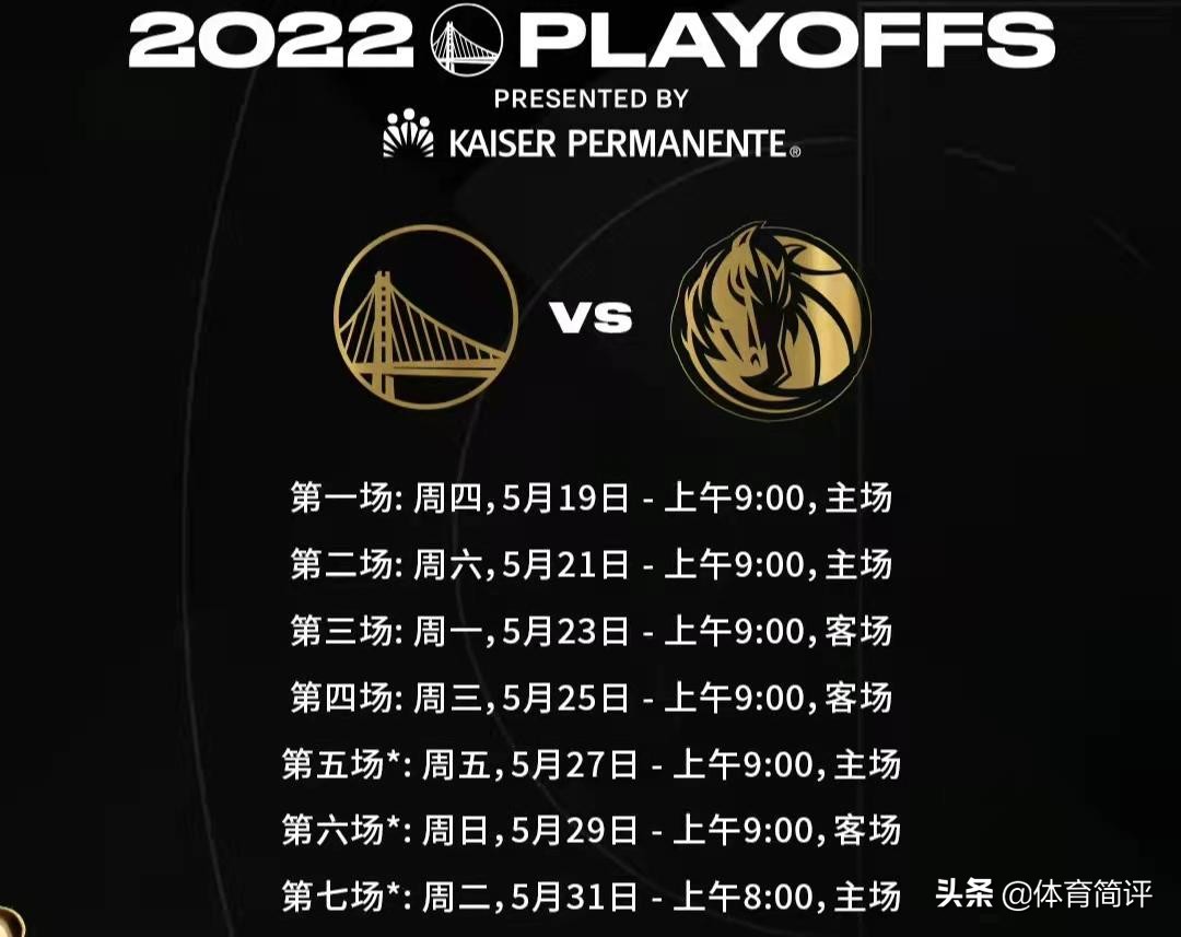 nba都有哪些直播频道（央视直播！NBA东西部决赛赛程出炉，勇士队“喜迎”独行侠队）