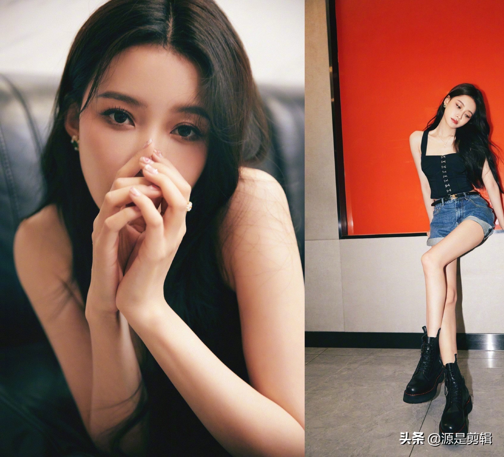 孙怡网上大秀美腿