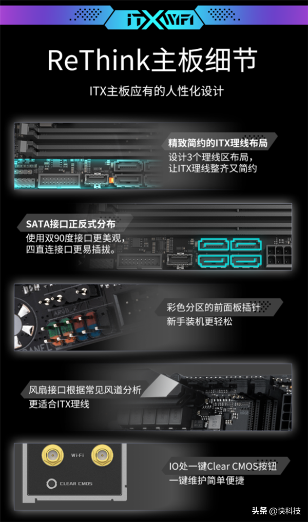 12代酷睿旗舰小板！铭瑄电竞之心Z690 ITX上架：双网四屏接口齐全
