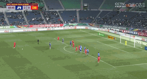 放世界杯足球预选赛中国日本队的（中国男足0：2不敌日本队，卡塔尔世界杯出线基本无望）