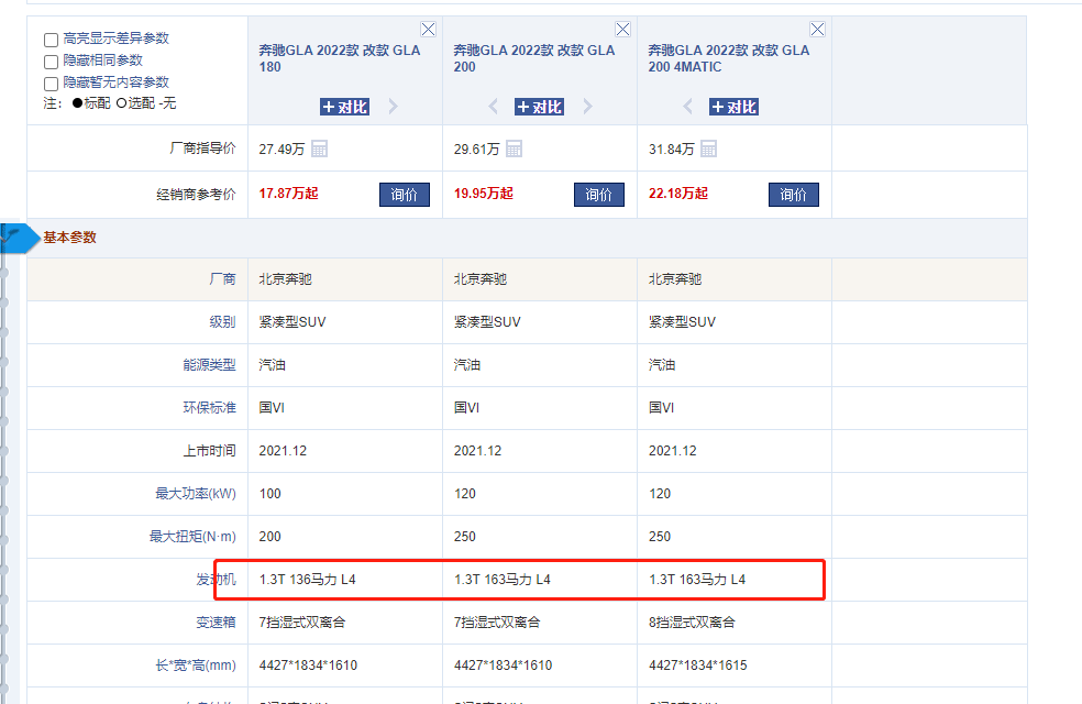 同是1.5T以下的豪华车，奥迪Q3逍遥法外，唯独奔驰GLB背负骂名