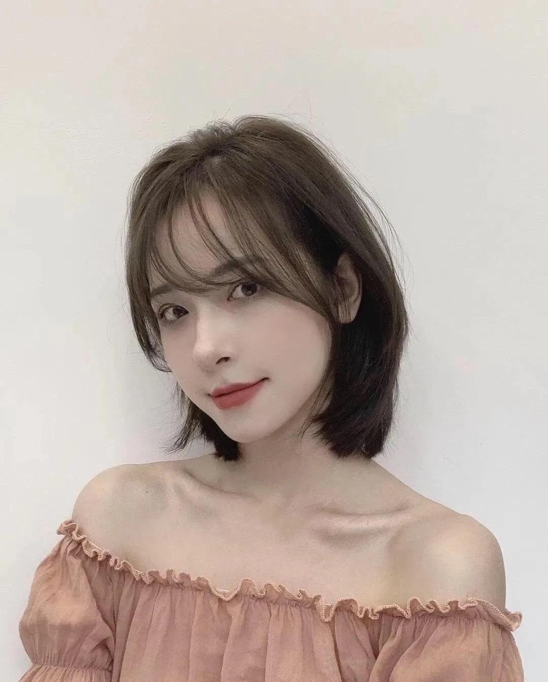 长脸短发发型长脸短发发型推荐图片