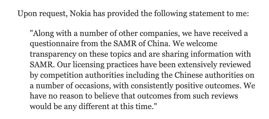 诺基亚在中国遭遇反垄断调查，背后的“狼子野心”暴露了