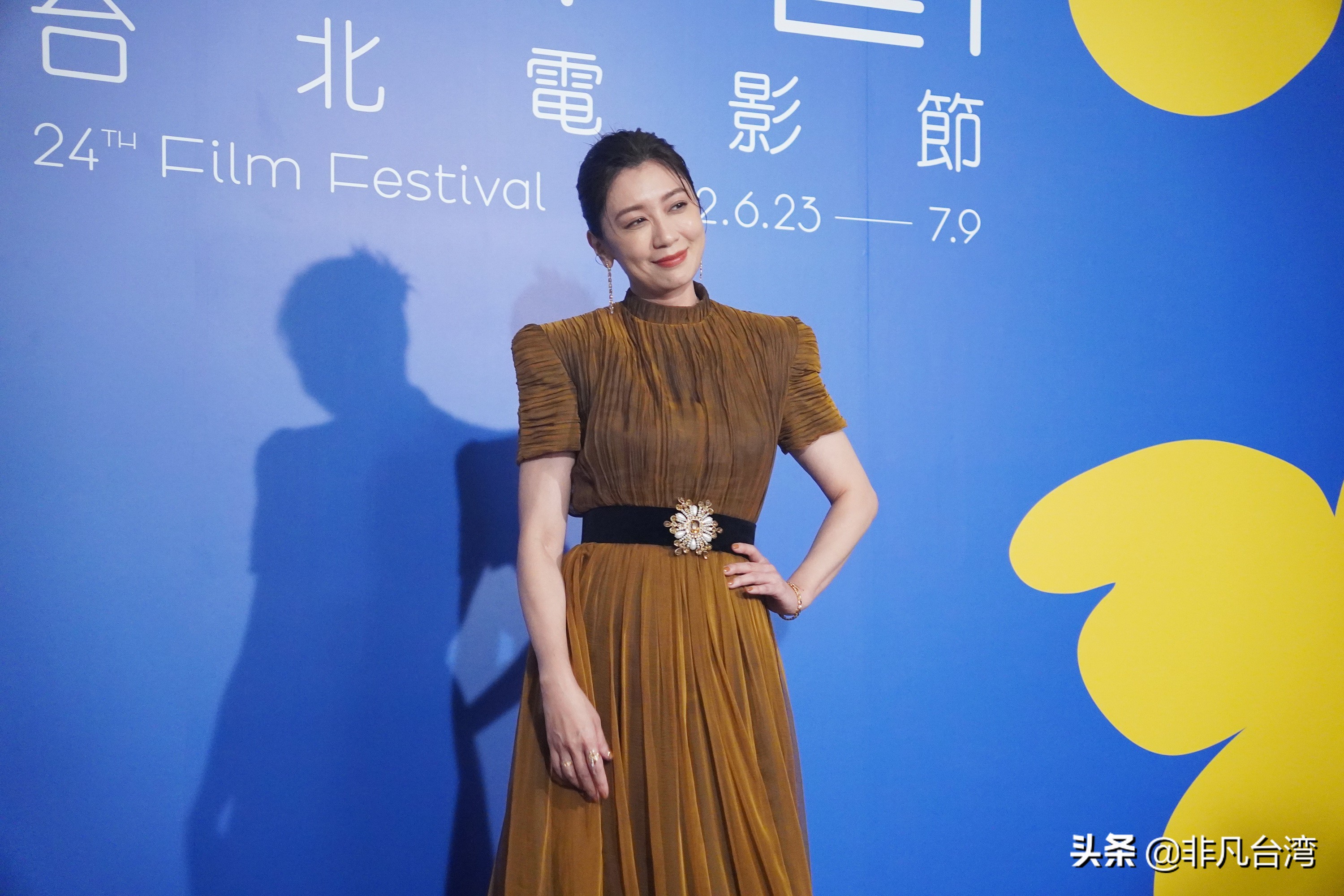 贾静雯出席影集妈别闹了台北电影节首映