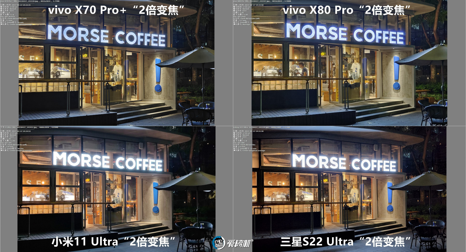旗舰拍照PK：vivo X80Pro对X70Pro+、三星S22Ultra、小米11Ultra